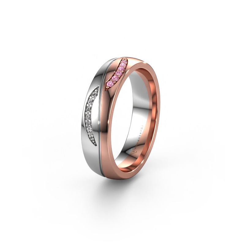 Alliance WH2118L25A 585 or rose saphir rose ±5 x 1,7 mm