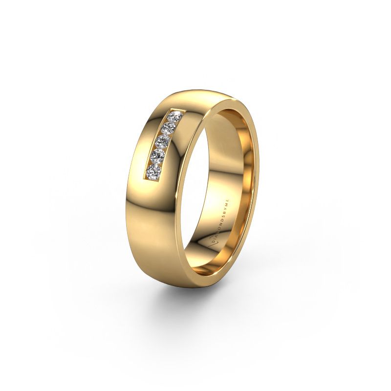 Alliance WH0107L26BP 585 or jaune diamant synthétique ±6 x 2 mm