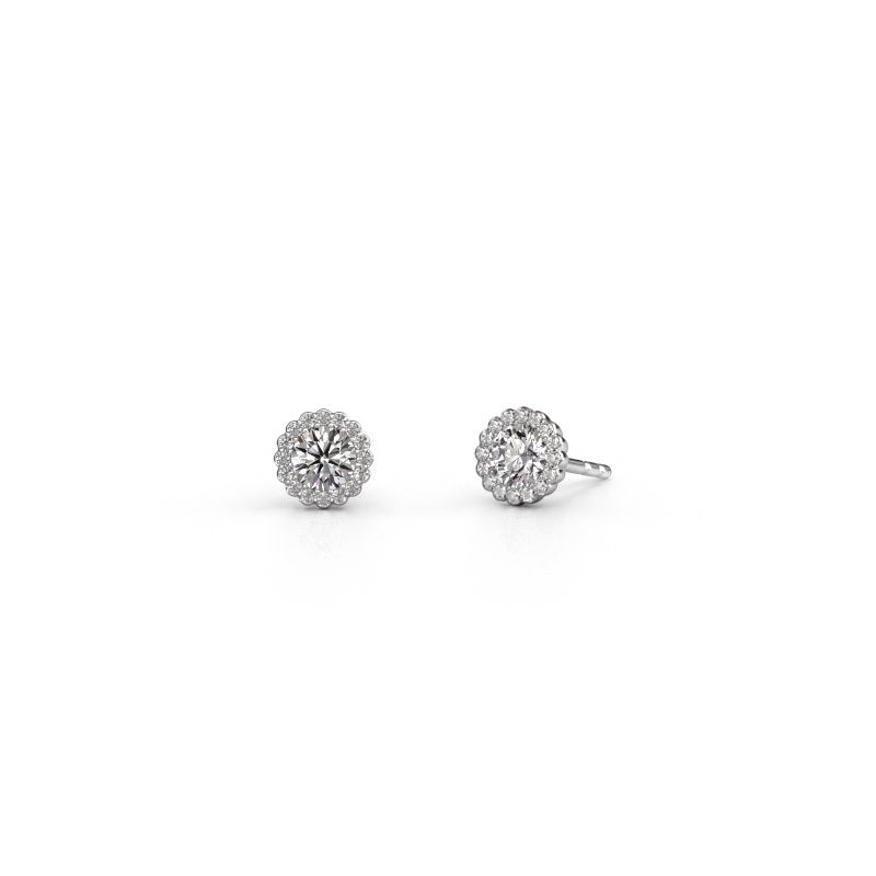 Ohrringe Queen 585 Weißgold Lab-grown Diamant 0.76 crt
