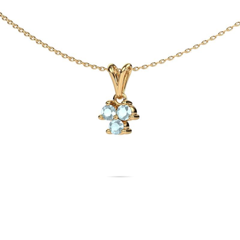 Anhänger Shirlee 585 Gold Aquamarin 3 mm