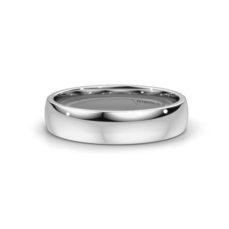 Image of Wedding ring WH0100M25AP<br/>585 white gold ±5x1.7 mm