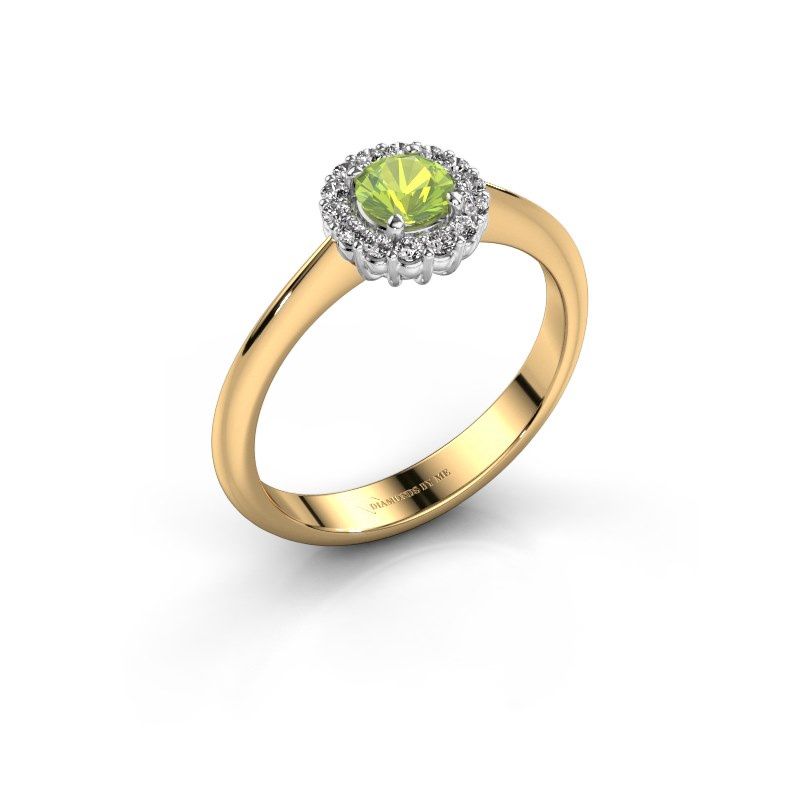 Image de Bague de fiançailles Anca<br/>585 or jaune<br/>Péridot 4.2 mm