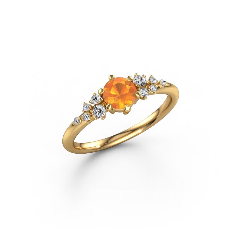 Engagement ring Royce RND 585 gold citrin 5 mm