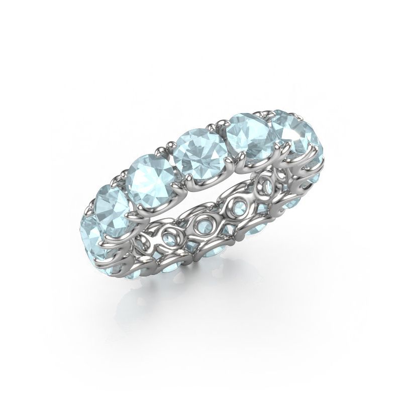 Ring Estee 4.7 585 Weißgold Aquamarin 4.7 mm