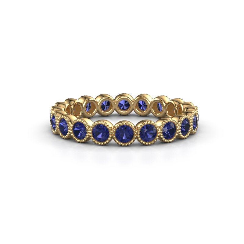 Image of Ring Mariam 0.05 585 gold sapphire 2.4 mm