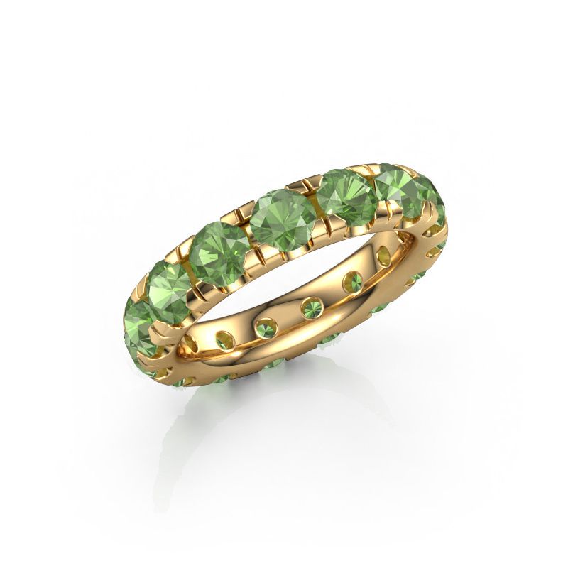 Vorsteckring Jackie 4.2 585 Gold Turmalin grün 4.2 mm