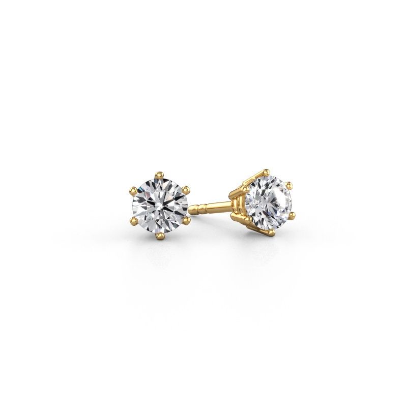 Earrings Fay 585 gold diamond 0.50 crt