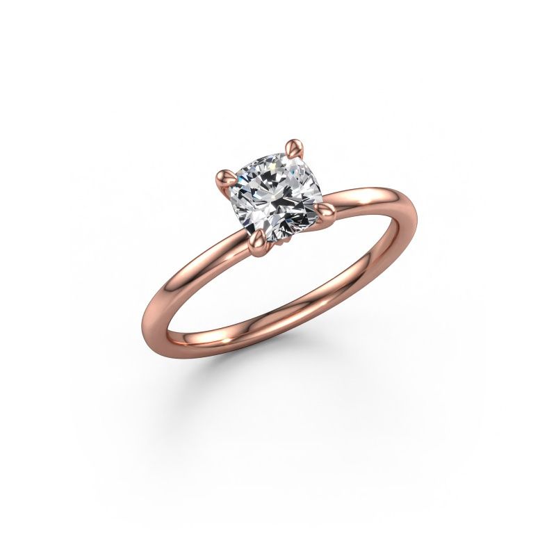 Engagement ring Crystal CUS 1 585 rose gold lab grown diamond 1.00 crt