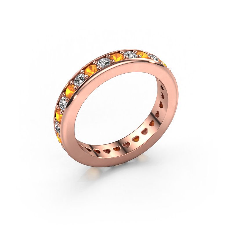 Vorsteckring Nienke 585 Roségold Citrin 2.2 mm