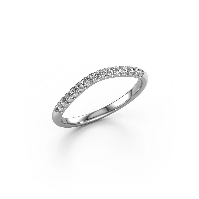Aanschuifring SR10A6H 950 platina lab-grown diamant 0.168 crt