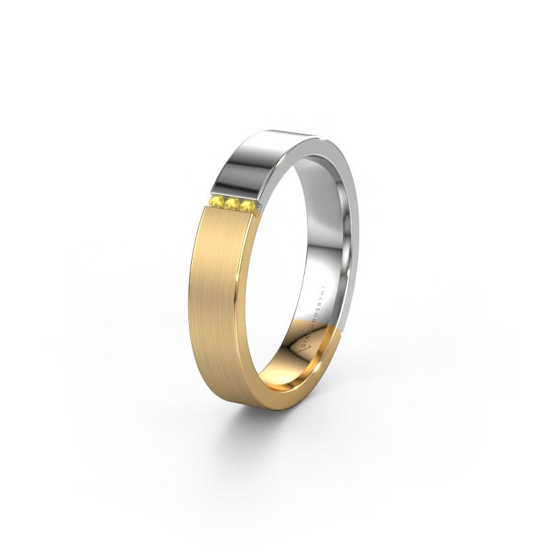 Wedding ring WH1103L14AMP 585 gold yellow sapphire ±4x1.7 mm