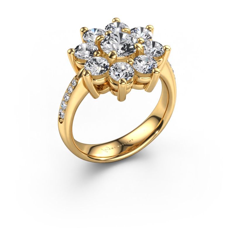 Engagement ring Camille 2 585 gold diamond 0.70 crt