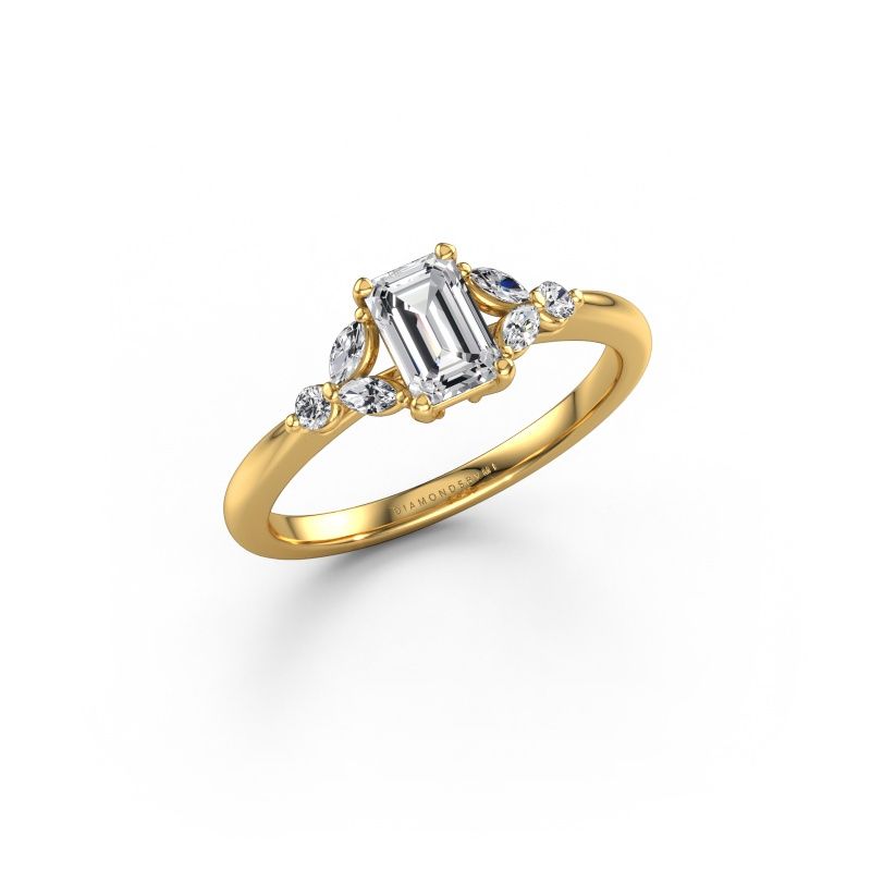 Engagement ring Megan EME 585 gold lab grown diamond 0.85 crt