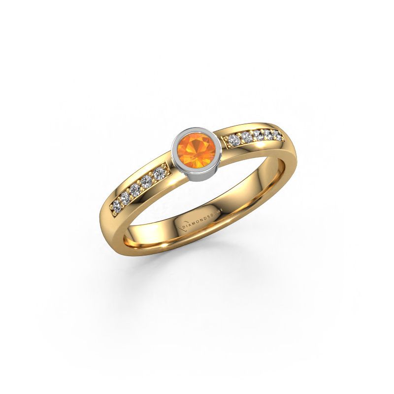 Ring Ise 2 585 gold citrin 4 mm