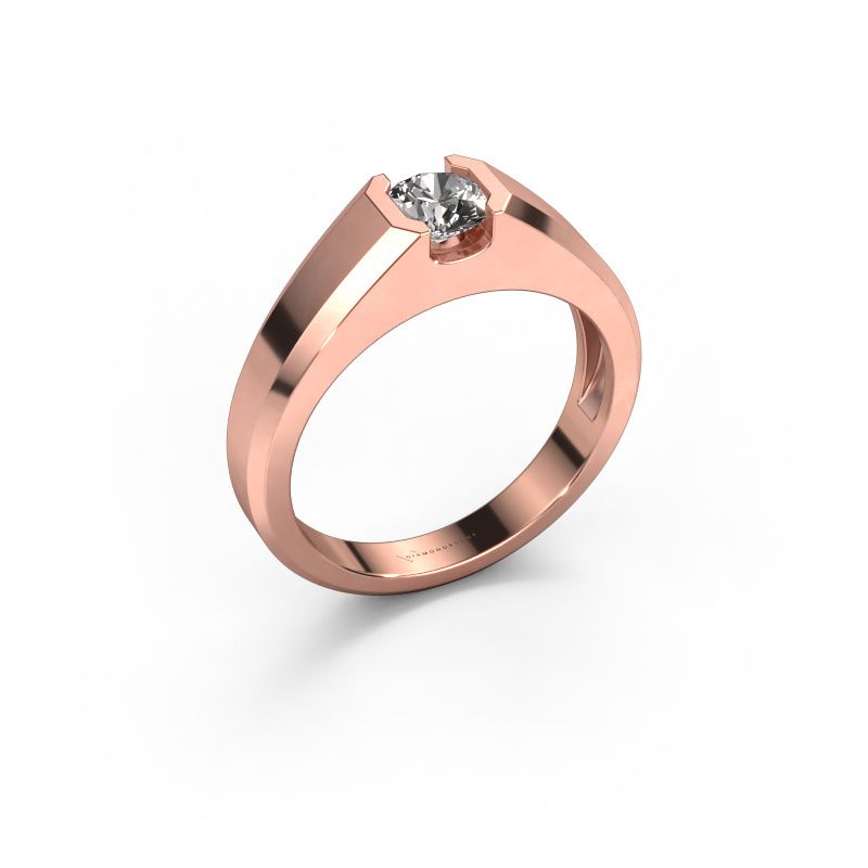 Men's ring Indigo 585 rose gold diamond 2.00 crt
