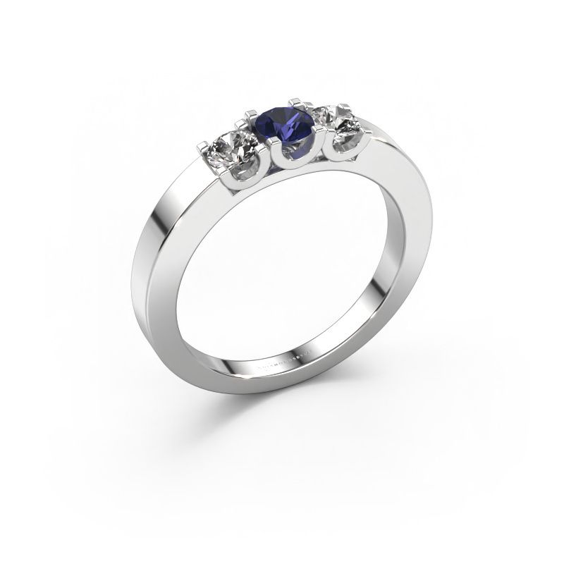 Ring Selina 1 950 Platin Saphir 3.7 mm
