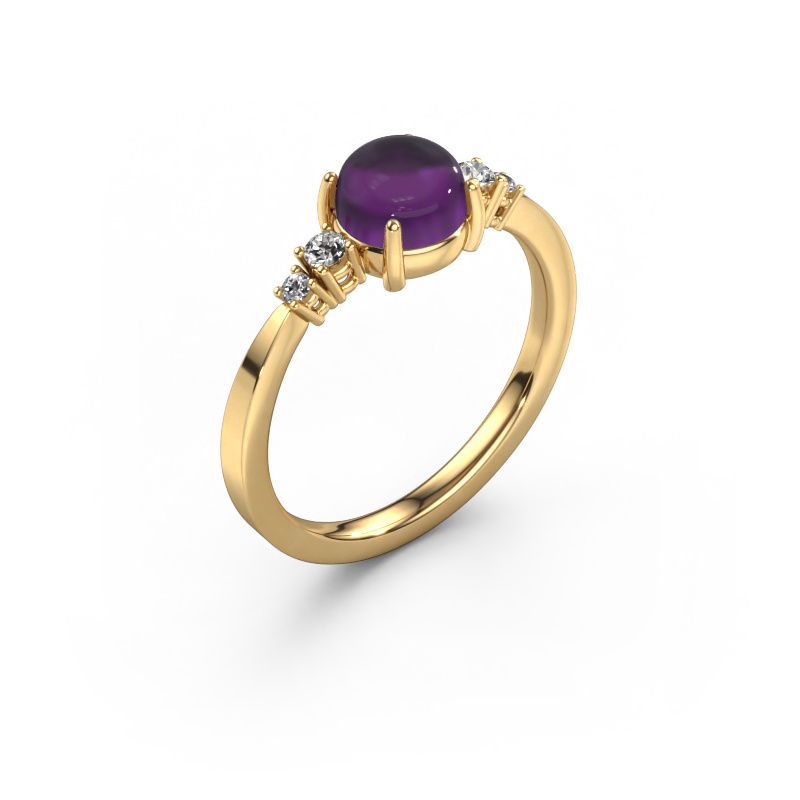 Ring Regine 585 gold amethyst 5 mm