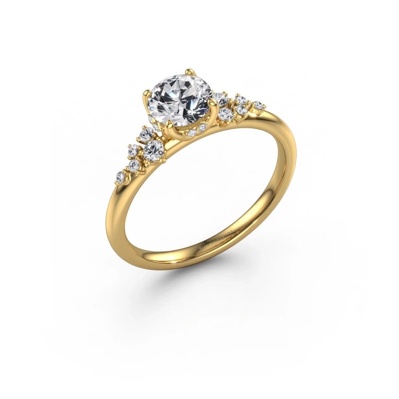 Engagement ring Emma RND 585 gold diamond 0.865 crt