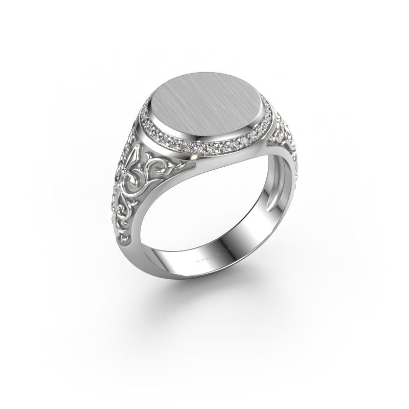 Signet ring Moor 1 950 platinum