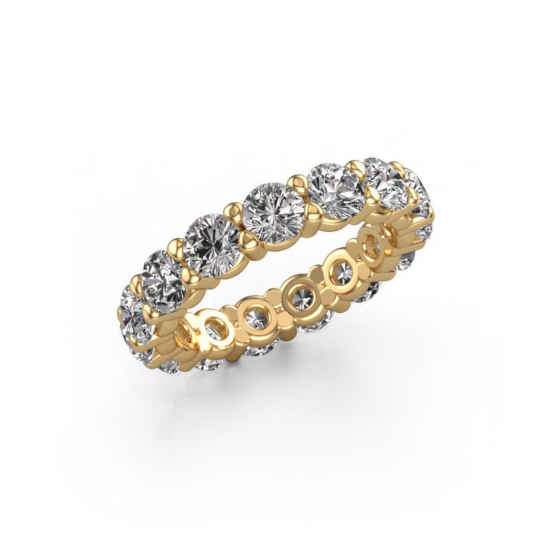 Ring Heddy rnd 4.2 585 Gold Lab-grown Diamant 4.50 crt