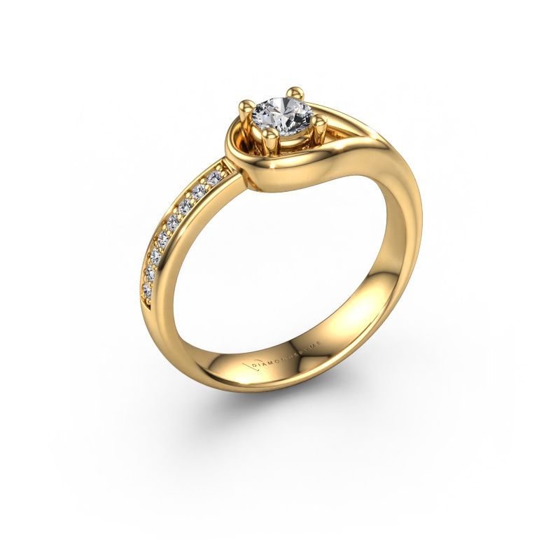 Ring Zara 585 gull lab-diamant 0.31 crt
