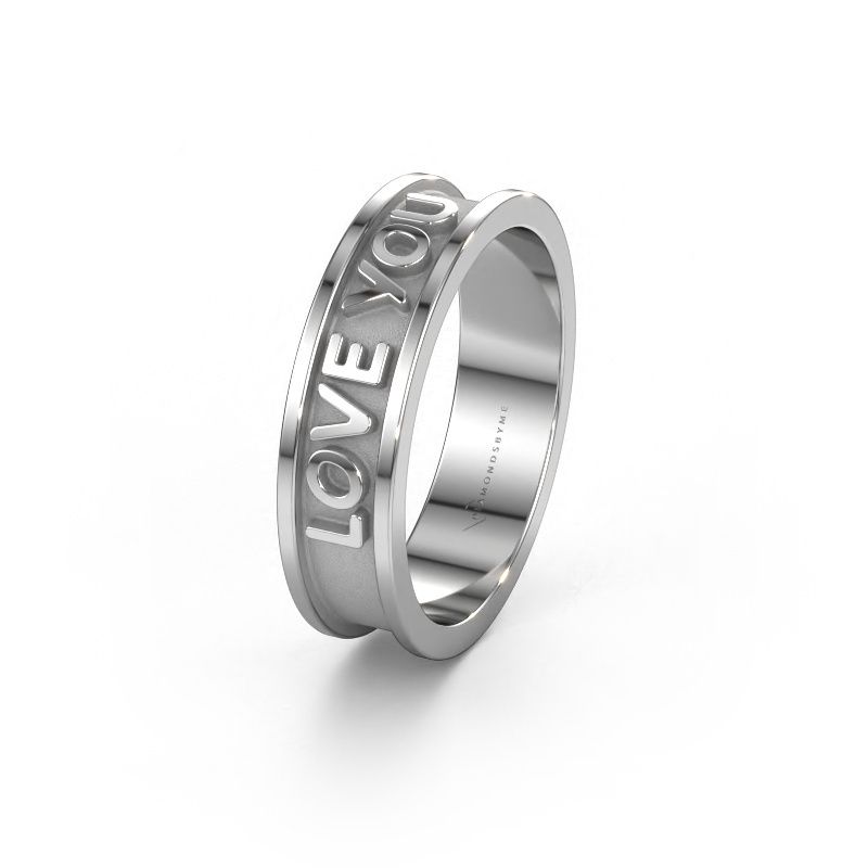 Friendship ring WMH0434M96AP 950 platinum ±6x1.7 mm