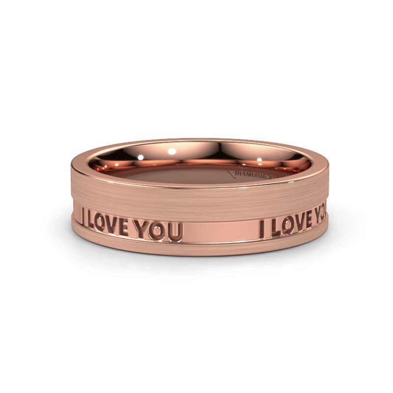 Image of Wedding ring WH2076M16CPM<br/>585 rose gold ±6x2.2 mm