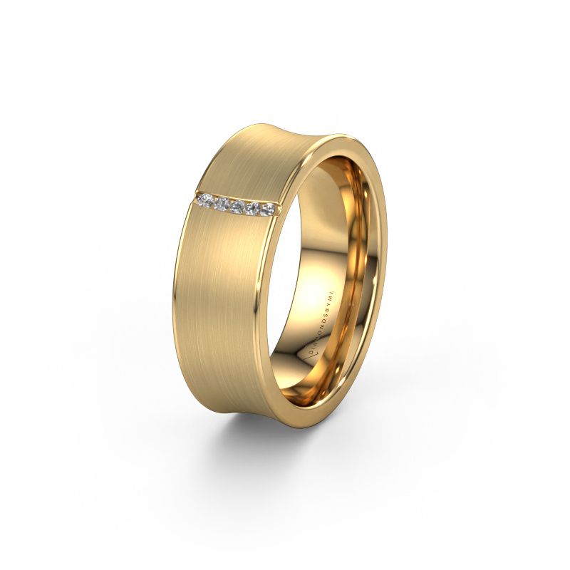 Ehering WH2021B 585 Gold Zirkonia ±7x2 mm