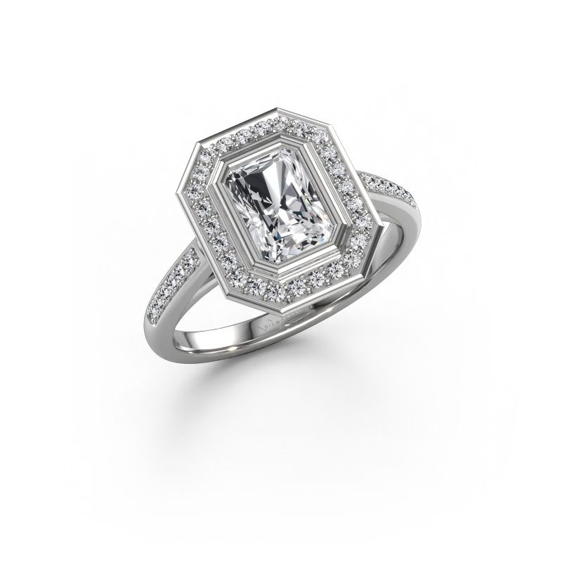 Verlovingsring Noud 2 RAD 585 witgoud lab-grown diamant 1.264 crt