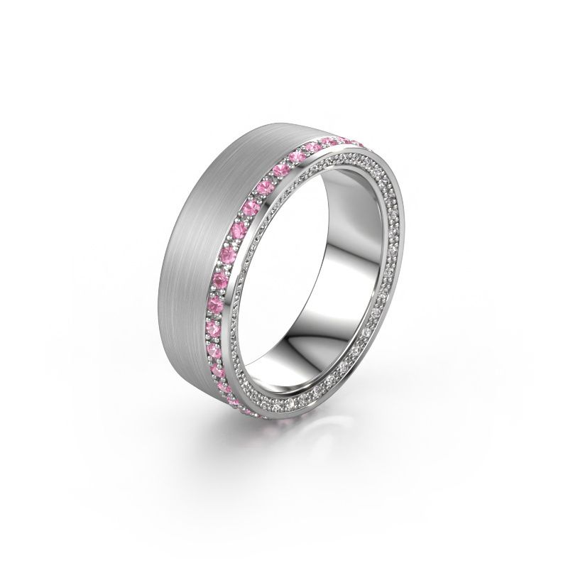 Alliance WH2224L26C8 950 platine saphir rose 1.3 mm ±6,5x2.2 mm