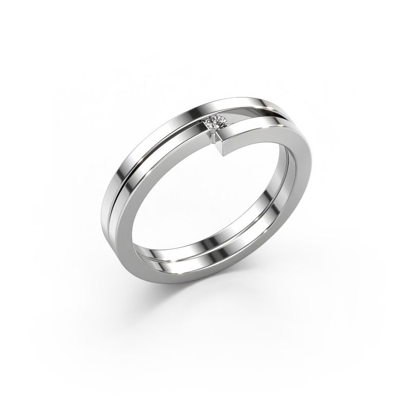 Ring Nikia 950 Platin Diamant 0.03 crt