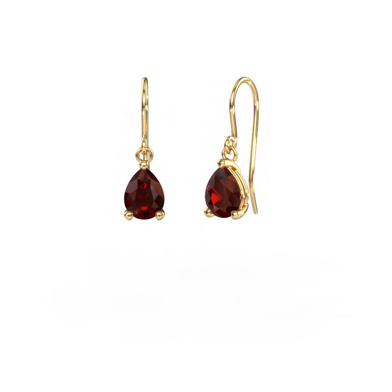 Pendants d'oreilles Laurie PER 1 585 or jaune grenat 8x6 mm