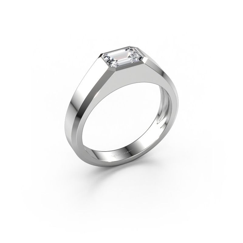 Men's ring Dylan 1 585 white gold lab-grown diamond 1.15 crt