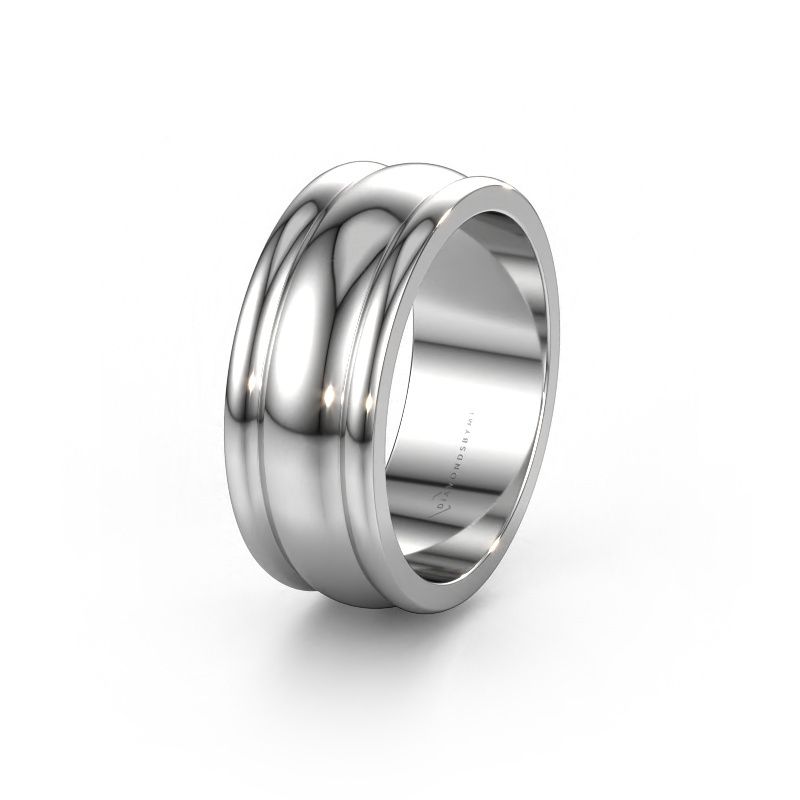 Friendship ring WHM0140M 950 platinum ±0.31x0.08 in