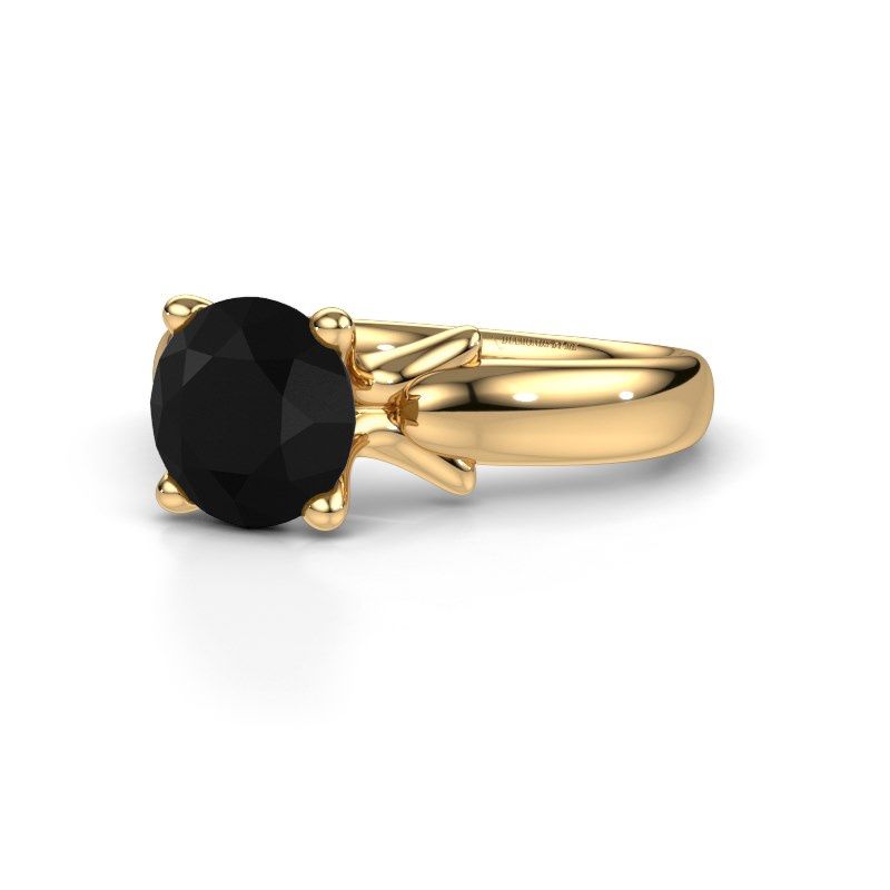 Afbeelding van Ring Jodie 585 goud zwarte diamant 2.40 crt