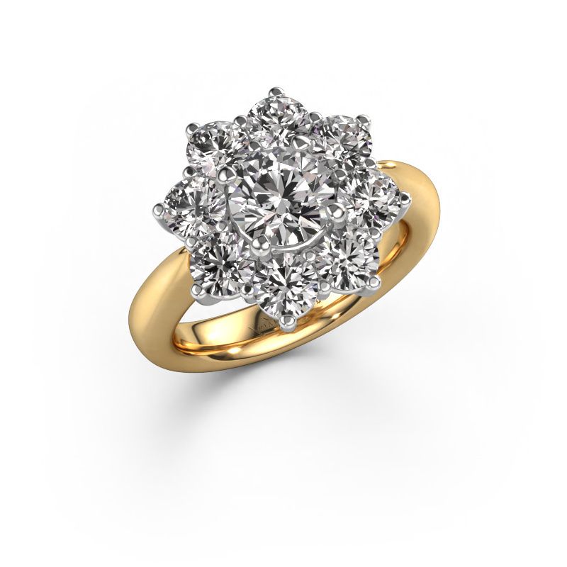 Bague de fiançailles Carolyn 1 585 or jaune diamant 1.00 crt