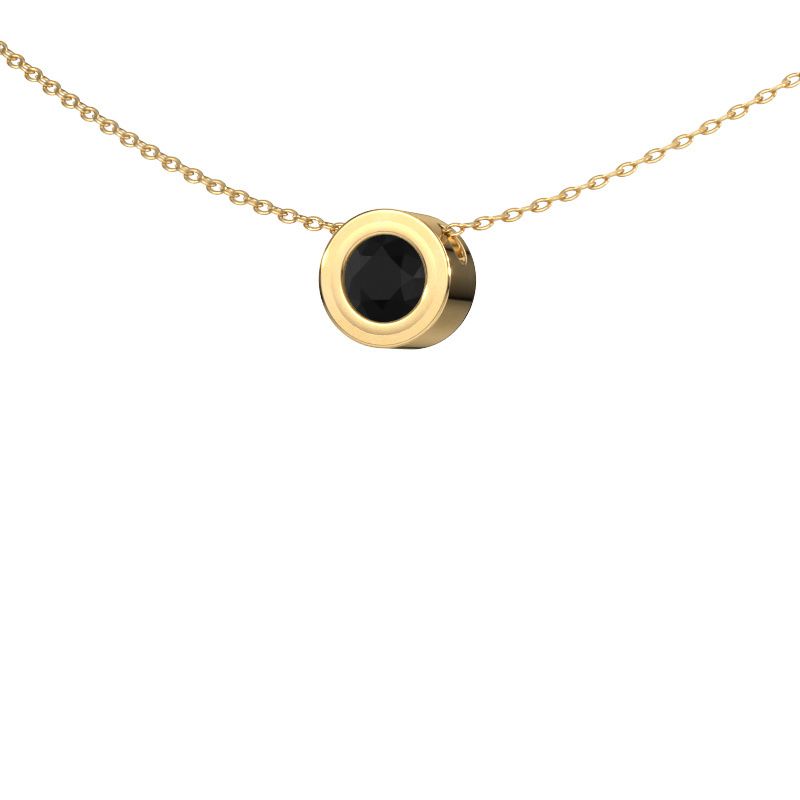 Colgante Ise 585 oro diamante negro 0.60 crt