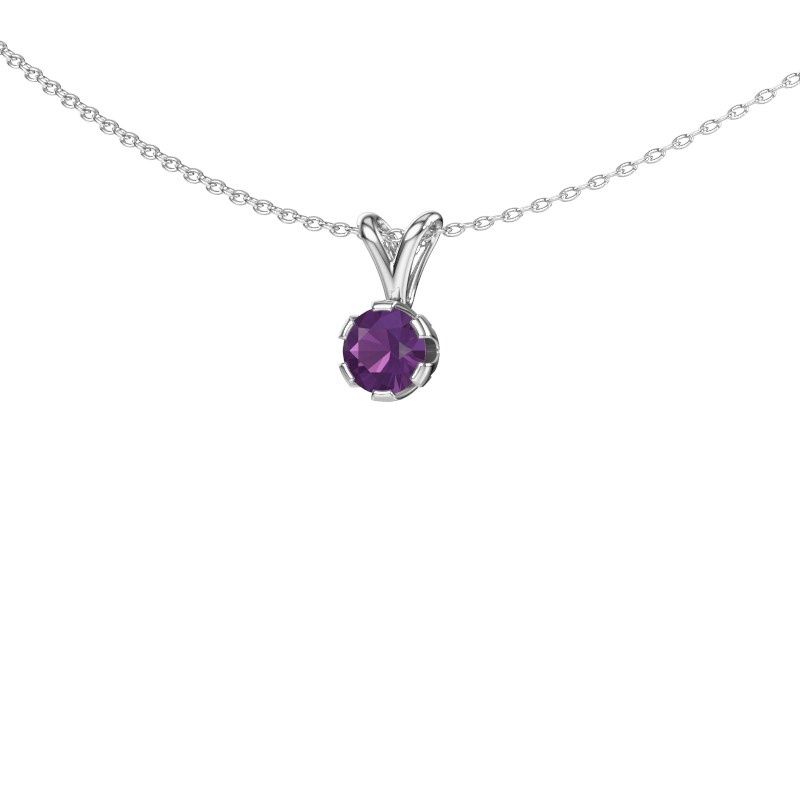 Pendant Julia 950 platinum amethyst 5 mm