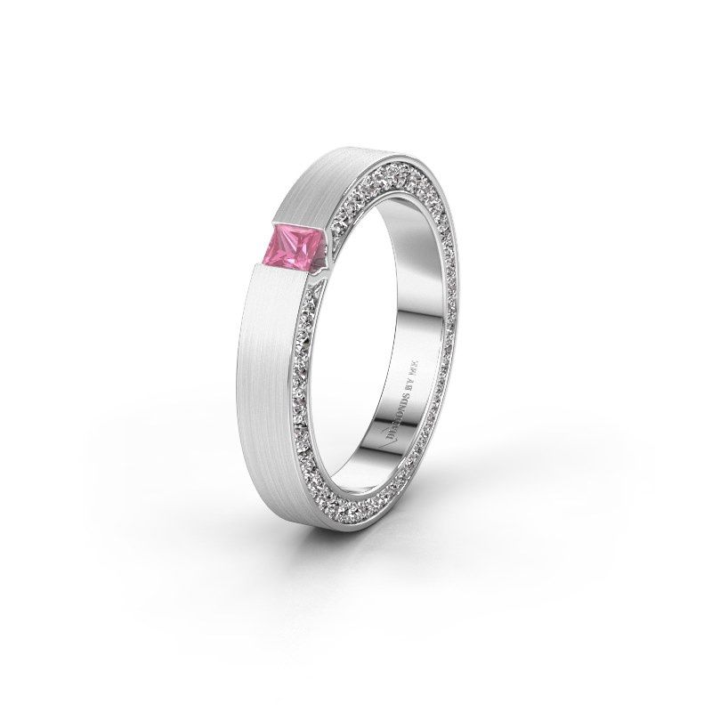 Image de Alliance WH2140L14B<br/>950 platine ±3&comma;5x2 mm<br/>Saphir rose