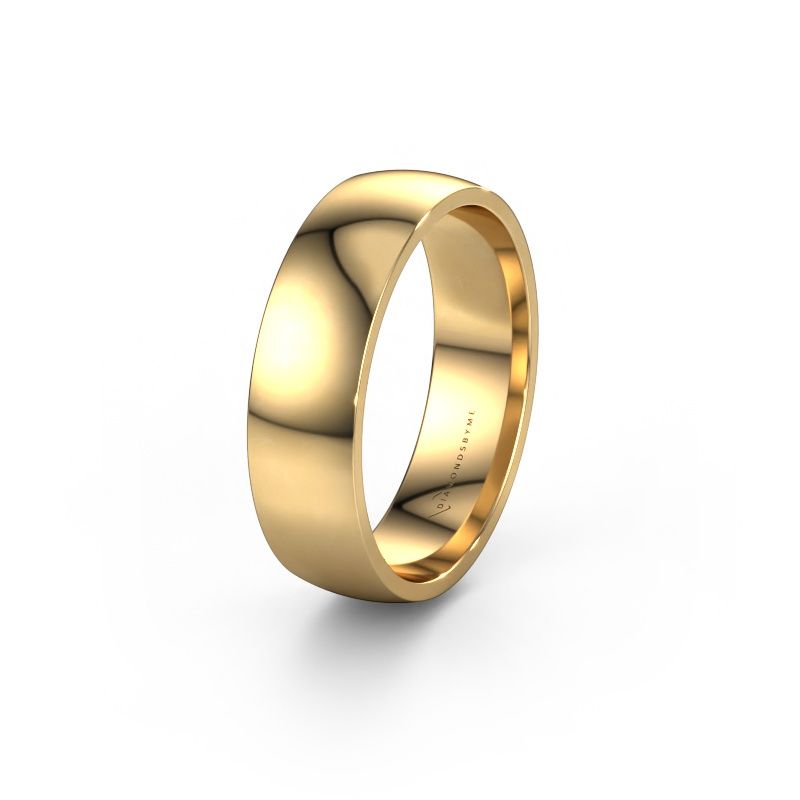 Wedding ring WH0100M26XP 585 gold ±6x1.5 mm