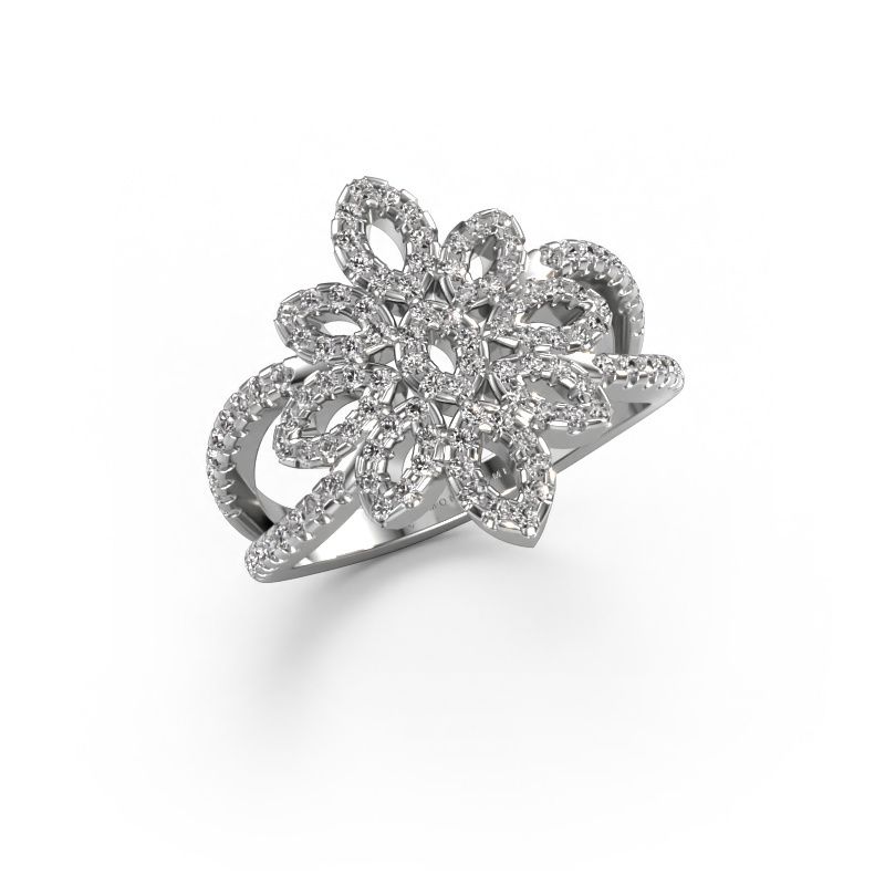 Ring Karina 585 white gold diamond 0.641 crt