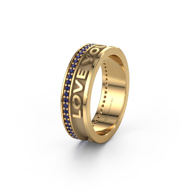 Wedding ring Namering 2 585 gold ±6 x 2 mm