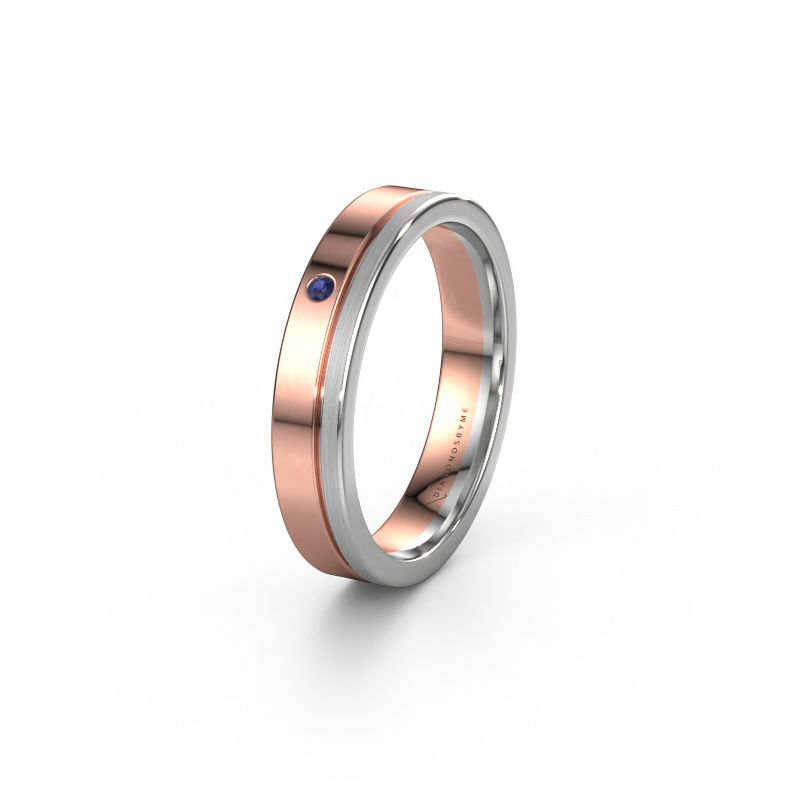Vriendschapsring WH0301L14APM 585 rosé goud saffier ±4x1.7 mm