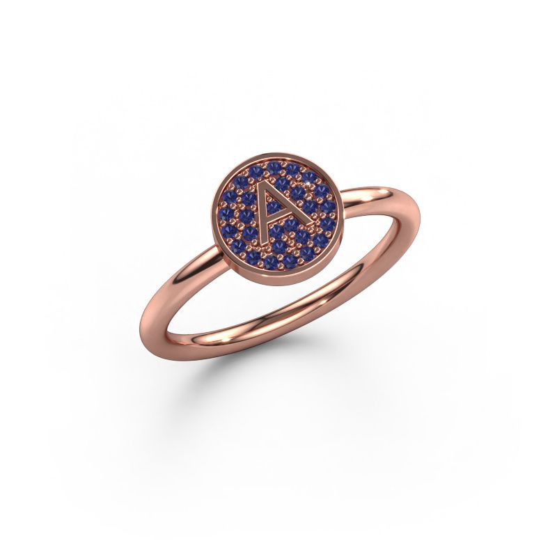 Ring Initial ring 021 585 Roségold Saphir