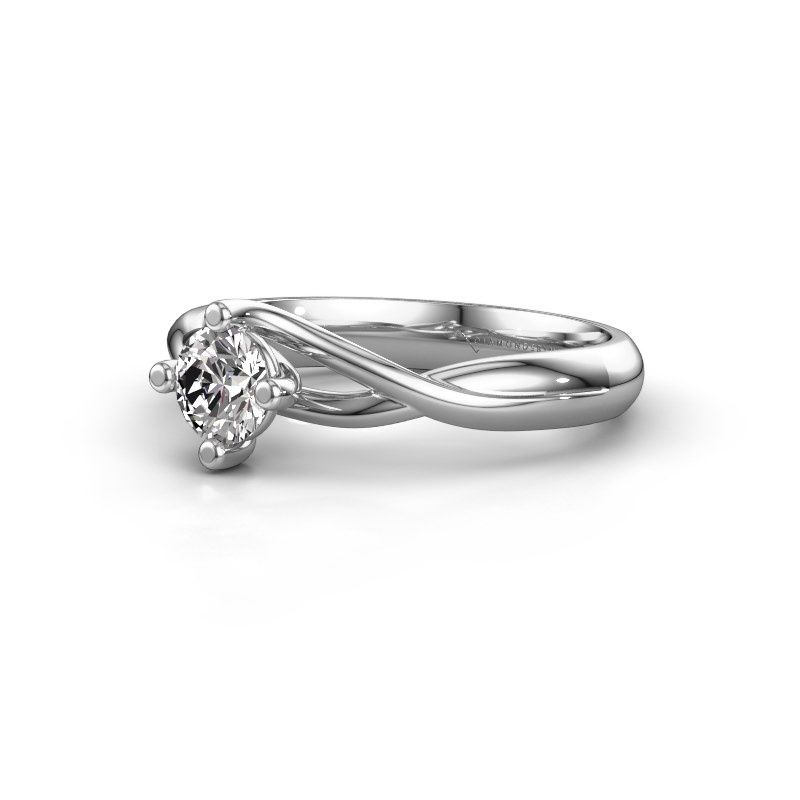 Image of Ring Paulien<br/>585 white gold<br/>Diamond 0.40 crt