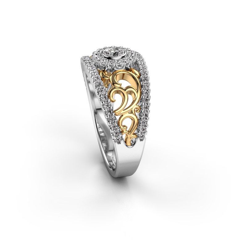 Image of Ring Lavona<br/>585 white gold<br/>Zirconia 3.4 mm