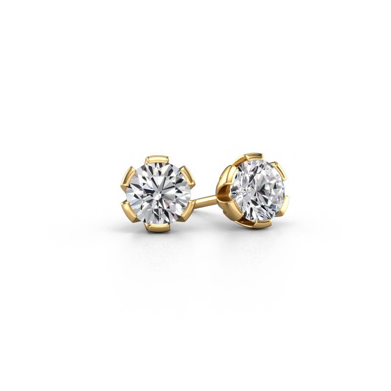 Stud earrings Julia 585 gold lab grown diamond 1.00 crt