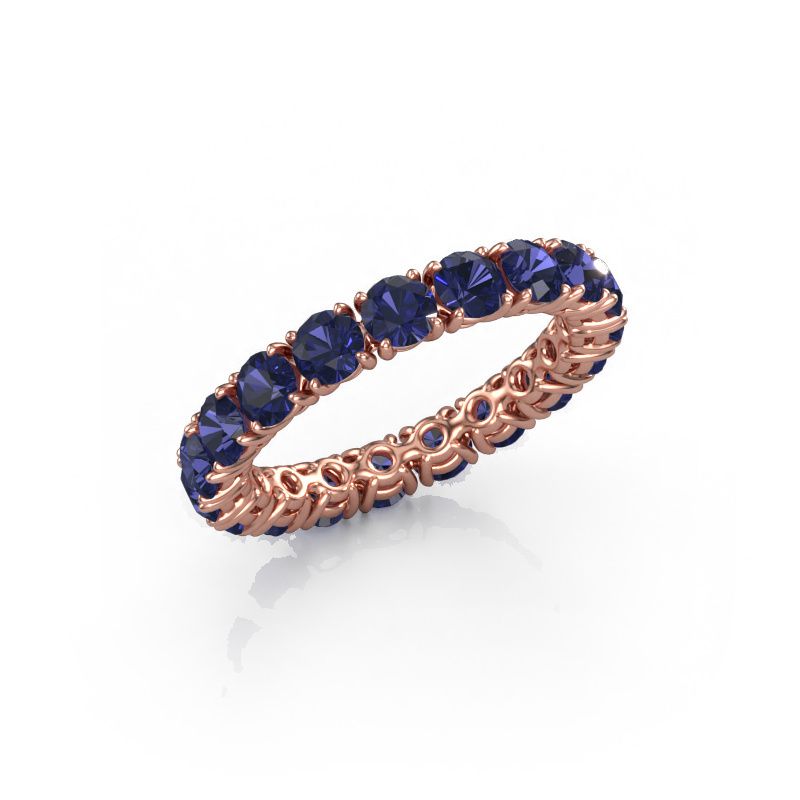 Vorsteckring Vivienne 3.4 585 Roségold Saphir 3.4 mm