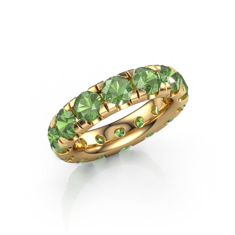 Vorsteckring Jackie 4.7 585 Gold Turmalin grün 4.7 mm