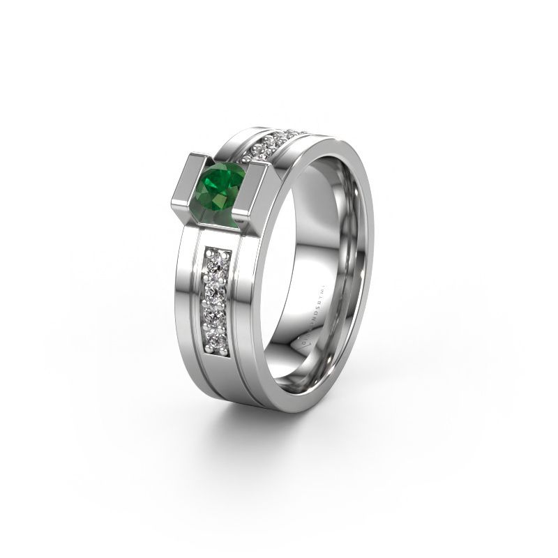 Alliance WH2092L16BP 950 platine emeraude ±6,5 x 2 mm